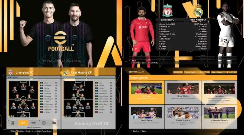 PES 2017 NEW EFOOTBALLL 2024 GOLDEN LOOK UPDATE