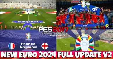 PES 2017 NEW EURO 2024 FULL UPDATE V2