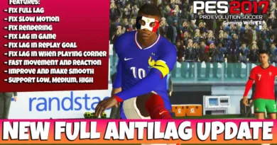 PES 2017 NEW FULL ANTILAG UPDATE