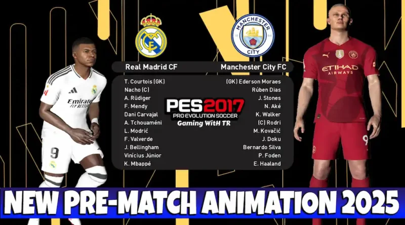 PES 2017 NEW PRE-MATCH ANIMATION 2025 UPDATE