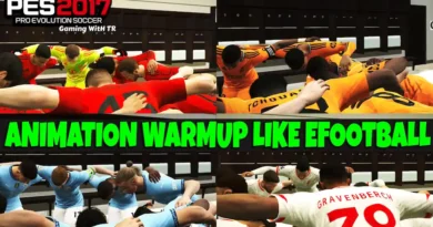 PES 2017 NEW PRE-MATCH WARMUP ANIMATION UPDATE