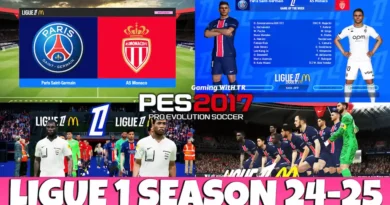 PES 2017 LIGUE 1 SEASON 24-25 FULL UPDATE