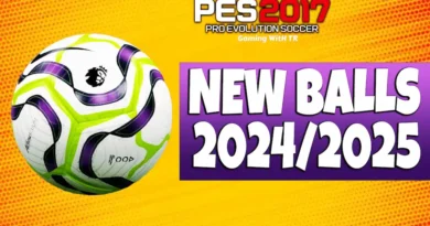 PES 2017 NEW BALLS SEASON 2024-2025 UPDATE V3