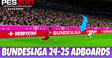 PES 2017 NEW BUNDESLIGA 24-25 ADBOARDS UPDATE