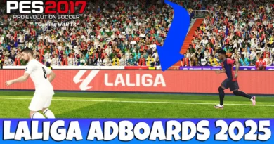 PES 2017 NEW LALIGA ADBOARDS 24-25 UPDATE