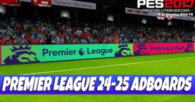 PES 2017 NEW PREMIER LEAGUE 24-25 ADBOARDS UPDATE