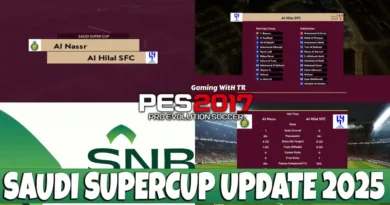 PES 2017 NEW SAUDI SUPERCUP SCOREBOARD 2024-2025 UPDATE