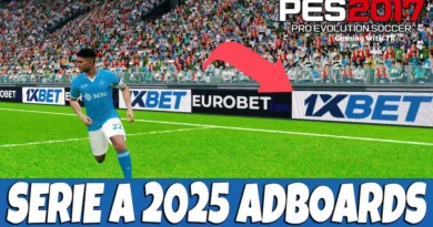 PES 2017 NEW SERIE A 24-25 ADBOARDS UPDATE