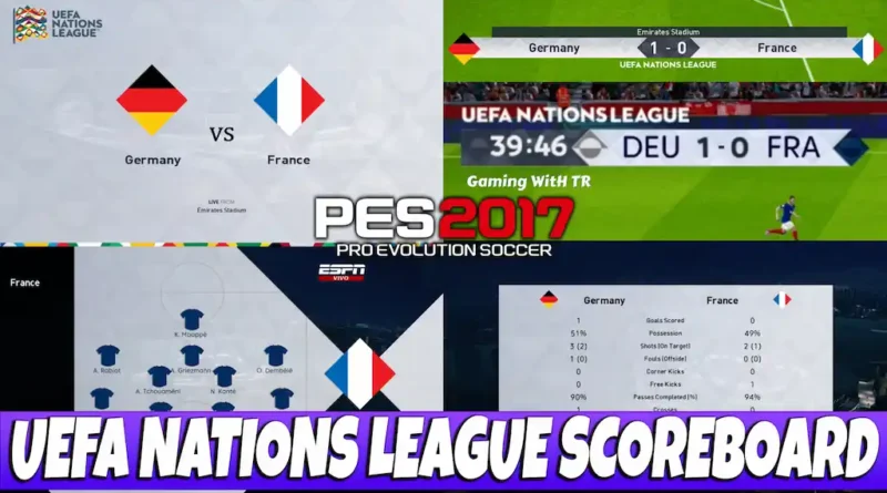 PES 2017 NEW UEFA NATIONS LEAGUE SCOREBOARD 24-25 UPDATE