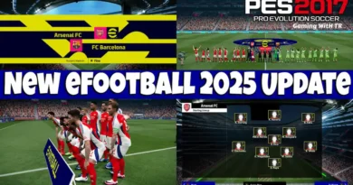 PES 2017 New eFootball 2025 Update