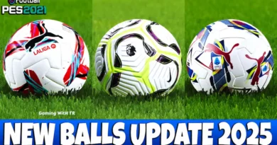 PES 2021 NEW SEASON BALLS UPDATE 2025