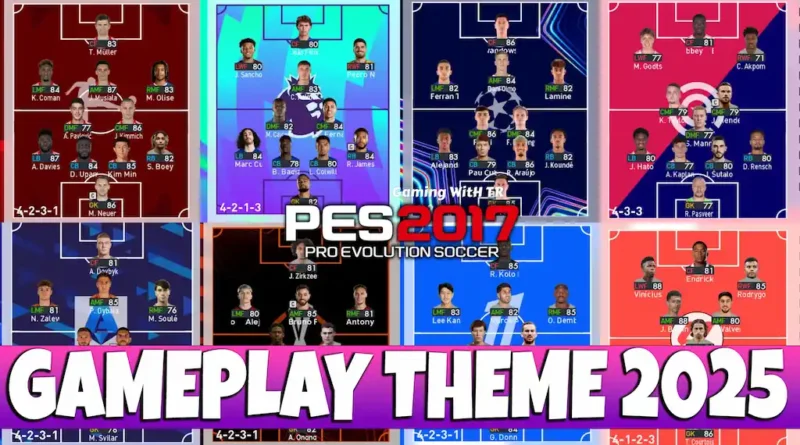 PES 2017 NEW GAMEPLAY THEME UPDATE 2025