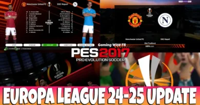 PES 2017 NEW SEASON EUROPA LEAGUE 24-25 UPDATE