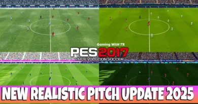 PES 2017 NEW REALISTIC PITCH UPDATE 2025