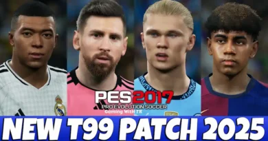 PES 2017 NEW T99 PATCH V17 - NEW SEASON 2025