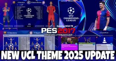 PES 2017 NEW UCL THEME 2025 UPDATE