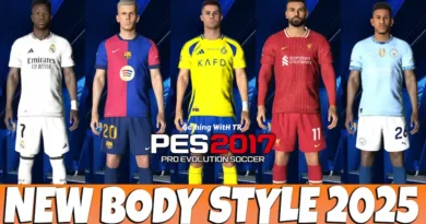 PES 2017 NEW BODY STYLE 2025 UPDATE