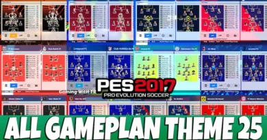 PES 2017 NEW GAMEPLAN THEME UPDATE 2025 AIO