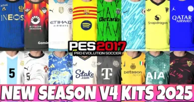 PES 2017 NEW UPDATE FINAL V4 KITS SEASON 2025