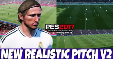 PES 2017 NEW REALISTIC PITCH UPDATE V2