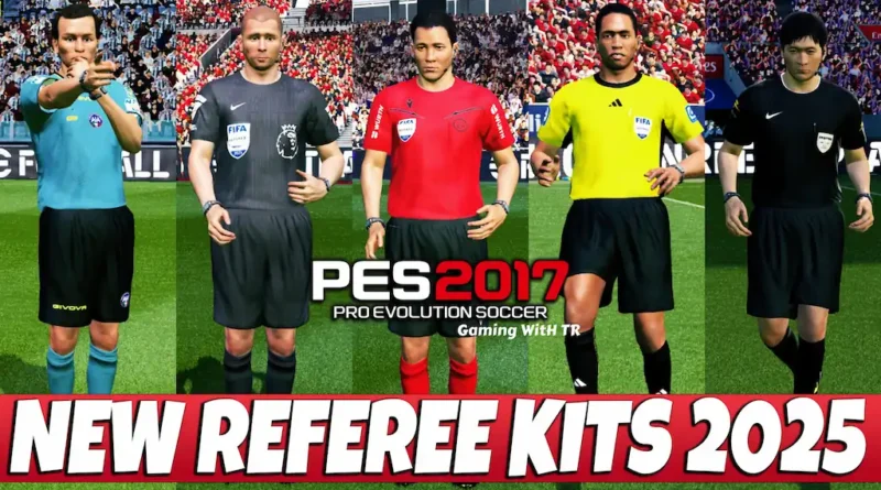 PES 2017 NEW REFEREE KITS 2025 UPDATE