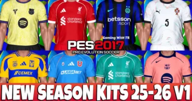 PES 2017 NEW SEASON KITS 2025-2026 LIKELY V1