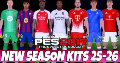 PES 2017 NEW SEASON KITS 2025-2026 LIKELY V3