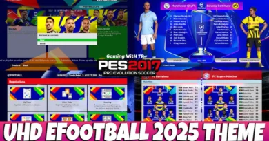 PES 2017 NEW UHD EFOOTBALL 2025 THEME UPDATE